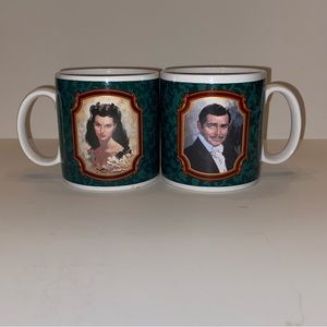 The Heirloom Tradition Mugs - Gone With The Wind set of 2 mugs